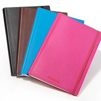 Poznámkový blok Compera PU A5 C8002 Modrá