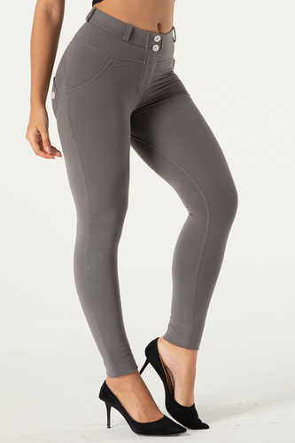 Push-Up pletené legíny Melody, olive, NP XS