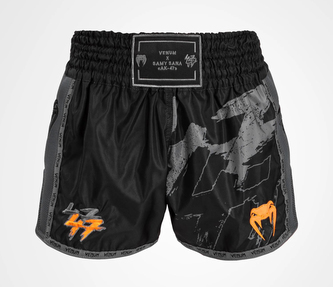 Thajské šortky Venum S47 černo/oranžová XL
