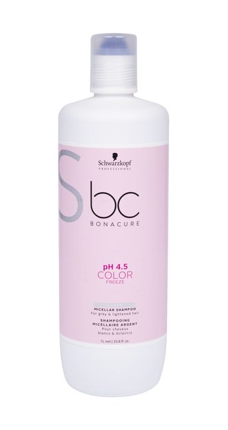Schwarzkopf BC Bonacure pH 4.5 Color Freeze Šampon Silver 1000 ml pro ženy Schwarzkopf BC Bonacure pH 4.5 Color Freeze Šampon Silver 1000 ml pro ženy