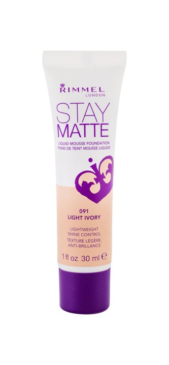 Rimmel London Stay Matte Makeup Liquid Mousse Foundation 30 ml 091 Light Ivory pro ženy