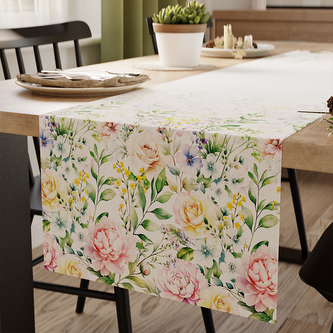 Dekorační  ubrus - běhoun na stůl JARNÍ ZAHRADA 38x160 cm Mybesthome