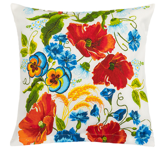 Povláček GITA - vlčí máky - červená - 45x45 cm Povláček GITA - vlčí máky - červená - 45x45 cm