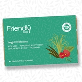 Friendly Soap přírodní mýdlo dárková sada mýdel Leafy and Herbaceous 4x 95g