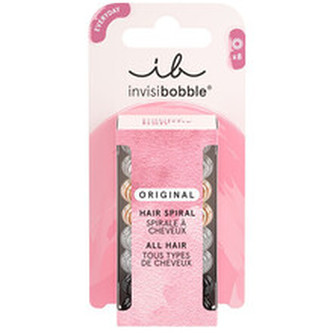 Invisibobble Gumička do vlasů Original Clear Black Metallic 8 ks woman