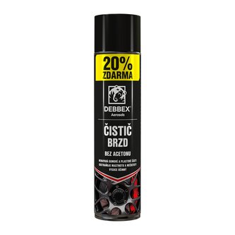 Čistič brzd bez acetonu 500 + 100 ml ZDARMA aerosolový sprej