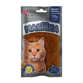 Akinu kuřecí řezanky pro kočky 50g