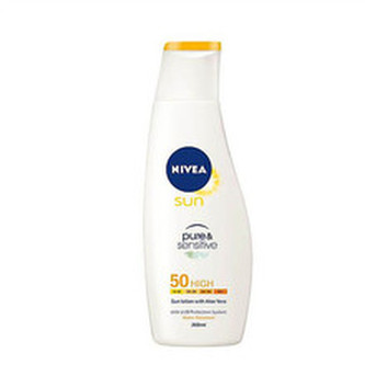 Nivea Sun Opalovací přípravek na tělo Protect & Sensitive Lotion 200 ml SPF50 unisex