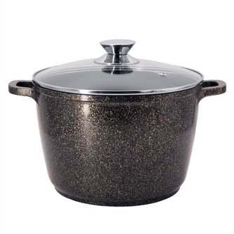 HRNEC S POKLICÍ KITCHISIMO 28X20CM SLITINA HLINÍKŮ