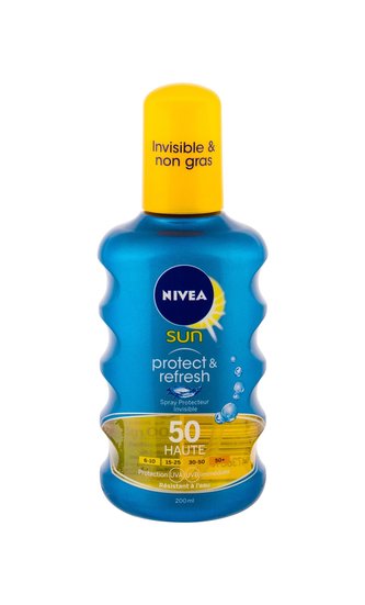 Nivea Sun Opalovací přípravek na tělo Protect & Refresh Cooling Sun Spray 200 ml SPF50 unisex