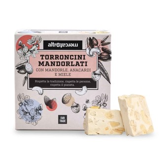 AltroMercato Nugátky Torroncini s medem, mandlemi a kešu oříšky, 120 g