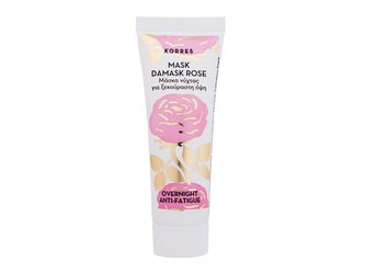 Korres Damask Rose Pleťová maska Overnight Anti-Fatigue Mask 18 ml pro ženy