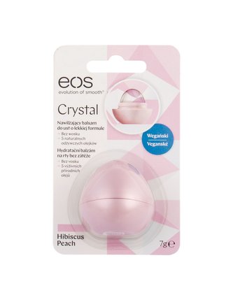 EOS Crystal Balzám na rty 7 g Hibiscus Peach pro ženy