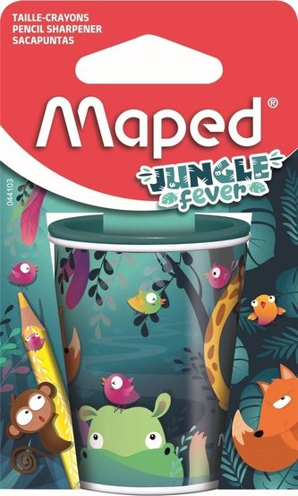 Temperówka Jungle Fever puszka 2 otwory MAPED Temperówka Jungle Fever puszka 2 otwory MAPED
