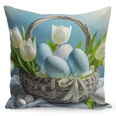 Velikonoční polštář EASTER EGGS I. 40x40 cm  Mybesthome