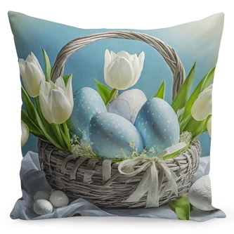 Velikonoční polštář EASTER EGGS I. 40x40 cm  Mybesthome
