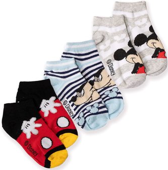 SADA 3 KS PONOŽKY MICKEY - velikost 27-30