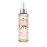 Makeup Revolution London I Heart Revolution Fixátor makeupu Fixing Spray 100 ml Cookies & Cream pro ženy