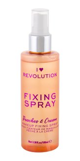 Makeup Revolution London I Heart Revolution Fixátor makeupu Fixing Spray 100 ml Peaches & Cream pro ženy