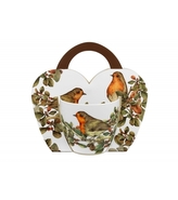 Porcelánový hrnek Robin 460 ml v papírovém košíku