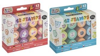 Veselá razítka samobarvící 12 ks