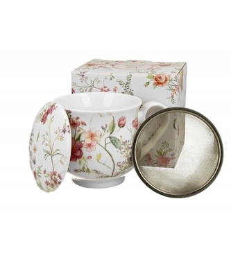 Porcelánový hrnek buclák Indira 530 ml v dárkové krabičce
