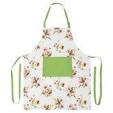 Zástěra kuchyňská, pivoňky v barvách pozdního léta. 100% bavlna.