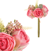 Růže v pugetu, barva růžová.