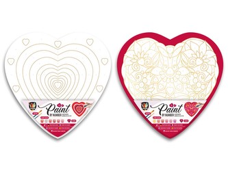 Malování podle čísel Srdce