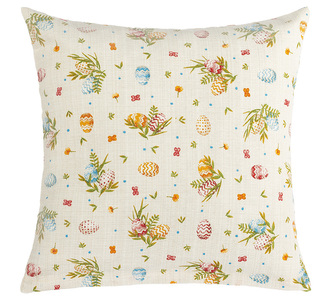 Povláček EMA - Velikonoce - Vajíčko béžová, zelená , modrá - 45x45 cm Povláček EMA - Velikonoce - Vajíčko béžová, zelená , modrá - 45x45 cm