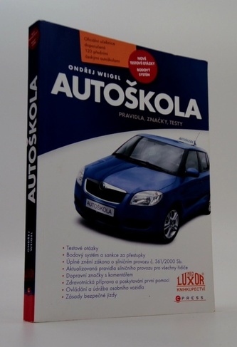 Autoškola - pravidla, značky, testy - 2016