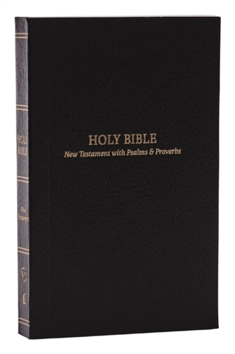 KJV Holy Bible: Pocket New Testament with Psalms and Proverbs, Black Softcover, Red Letter, Comfort Print: King James Ve