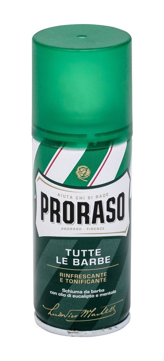 PRORASO Green Pěna na holení Shaving Foam 100 ml pro muže