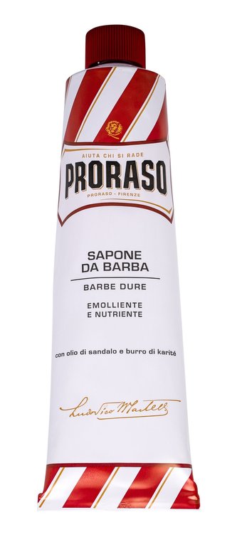 PRORASO Red Pěna na holení Shaving Soap In A Tube 150 ml pro muže