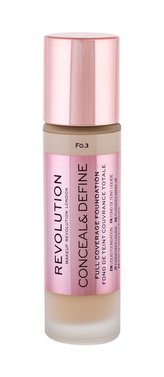 Makeup Revolution London Conceal & Define Makeup 23 ml F0,3 pro ženy