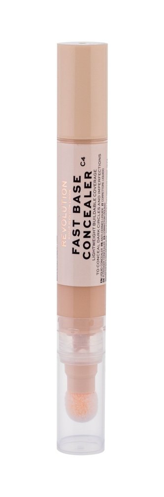 Makeup Revolution London Fast Base Korektor 4,5 ml C4 pro ženy