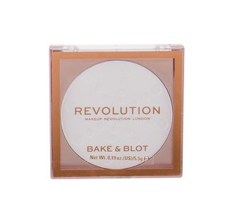 Makeup Revolution London Bake & Blot Pudr 5,5 g White pro ženy