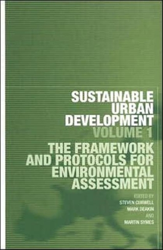 Sustainable Urban Development Volume 1 Sustainable Urban Development Volume 1