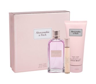 Abercrombie & Fitch First Instinct parfémovaná voda 100 ml + parfémovaná voda 15 ml + tělové mléko 200 ml