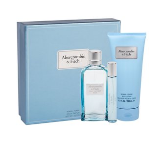 Abercrombie & Fitch First Instinct parfémovaná voda 100 ml + parfémovaná voda 15 ml + tělové mléko 200 ml