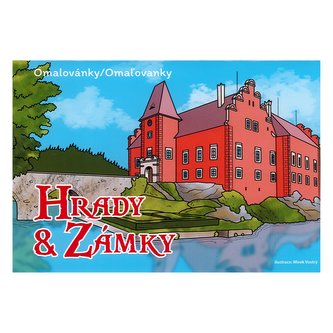 Omalovánka A4 podle čísel - Hrady a zámky