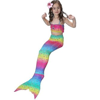 Kostým Mořská Panna Mermaid 3-pack Rainbow 130