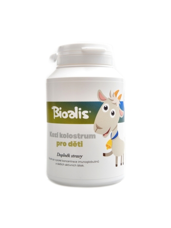 Bioalis - Kozí kolostrum pro děti 140 kapslí
