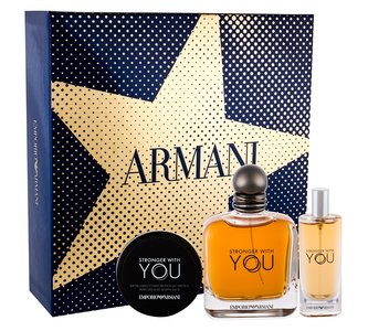 Giorgio Armani Emporio Armani toaletní voda 100 ml + balzám na vlasy 50 ml + toaletní voda 15 ml