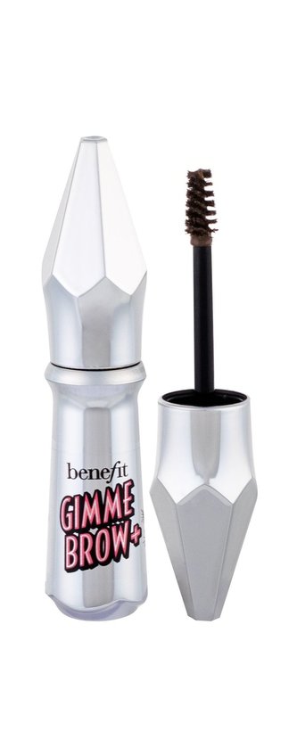 Benefit Gimme Brow+ Gel a pomáda na obočí Brow-Volumizing 1,5 g 4 Warm Deep Brown pro ženy Benefit Gimme Brow+ Gel a pomáda na obočí Brow-Volumizing 1,5 g 4 Warm Deep Brown pro ženy