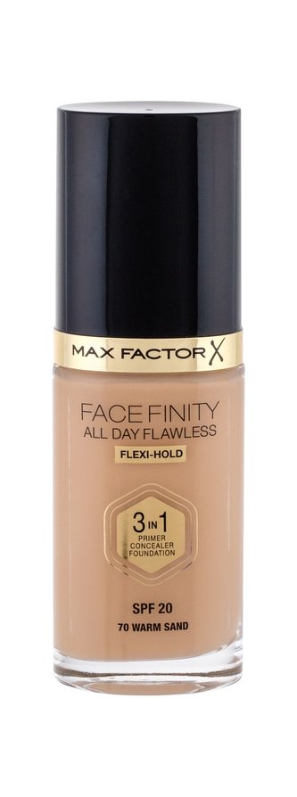 Max Factor Facefinity Makeup 3 in 1 30 ml 70 Warm Sand SPF20 pro ženy