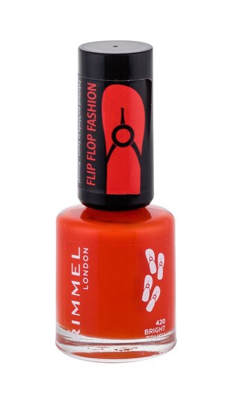 Rimmel London 60 Seconds Lak na nehty Flip Flop 8 ml 420 Bright Touch pro ženy