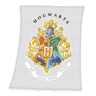 HERDING Fleece deka Harry Potter grey  Polyester, 130/160 cm