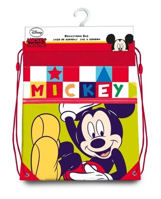 EUROSWAN Taška na tělocvik a přezůvky Mickey color  Polyester, 38/30 cm EUROSWAN Taška na tělocvik a přezůvky Mickey color  Polyester, 38/30 cm