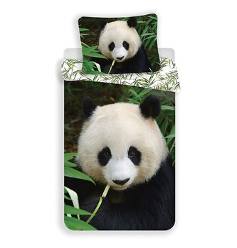 JERRY FABRICS Povlečení Panda  Bavlna, 140/200, 70/90 cm